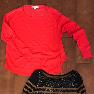 Loft red sweater
